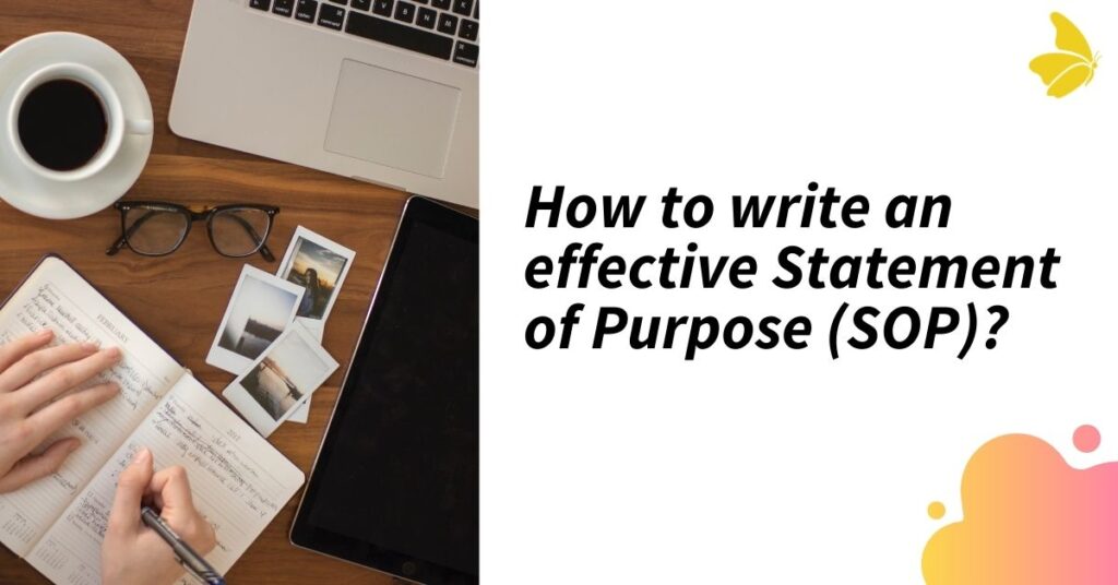 how to write an effective statement of purpose